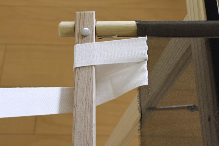 刺繍枠の張り方、布テープ6